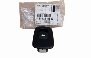 Knapp för att höja/sänka fönsterrutan 98026412ZD Peugeot 508 II Original Ny