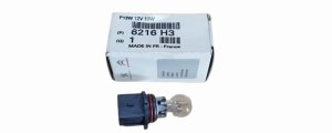 Glödlampa  12V-P13W 6216.H3 6216H3 Citroen Peugeot Original Ny
