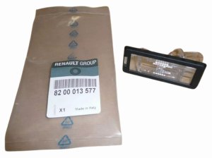 Registreringsskyltbelysning 8200013577 Renault Laguna II Original Ny