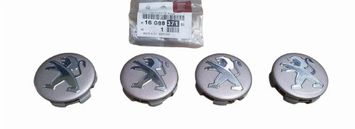 Hjulkapsel till aluminiumfälg 1608837180 Peugeot 107/2008/3008/308/5008/RCZ Original Ny