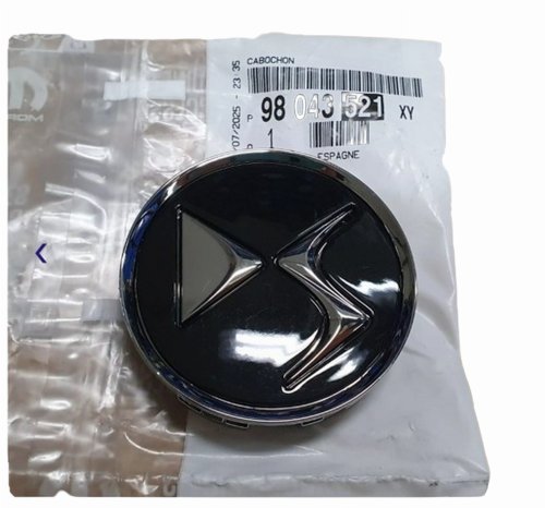 Hjulskruvskåpa 98043521XY Svart Citroen DS3/7/Cossback /D8 Original Ny