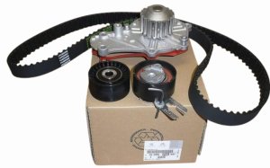 Distributionssystem + pump, komplett 1609525680 Citroën C4/C5 Peugeot 206/3008 1.6HDI Original, ny