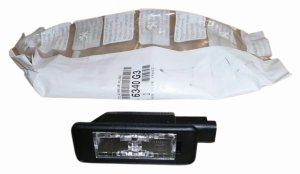 Registreringsskyltlampa 6340G3 6340.G3 Citroen C4/C5 III Peugeot 308/508 Original Ny