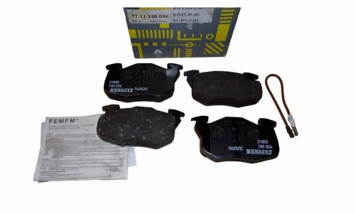 Bromsbelägg fram 7711130034 Renault Clio 1.1/1.2/1.4/1.9D BDX Original Ny