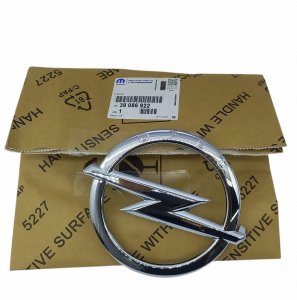Emblem fram 39086922 Opel Astra K Original Ny