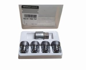 Stöldskyddsskruvar 8201709741 Set Renault Original Ny