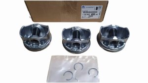 Kolvar, 3-pack 1654514180 Citroen C3 III 1.2PURETECH Original, nya
