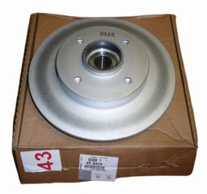 Bromsskiva bak 424934 4249.34 Citroen C4 Peugeot 307 Original Ny