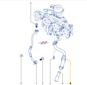 Oljeledning Original 151988927R Master 3 2.3BlueDCI