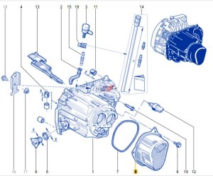 Originalväxellåda 3213100QAB Renault JH3 1.5DCI