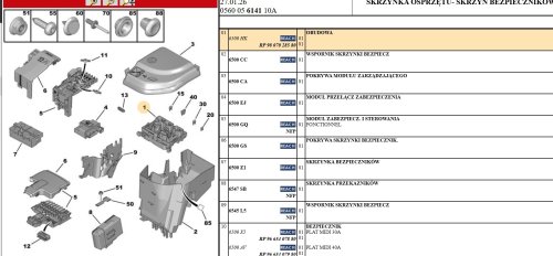 BSM-modul 9675877980 6500.HK 9807028580 Citroën C4 Picasso  Begagnad original