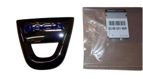 Emblem fram 628903146R Dacia Duster/Logan 12-/Sandero 12-Original Ny
