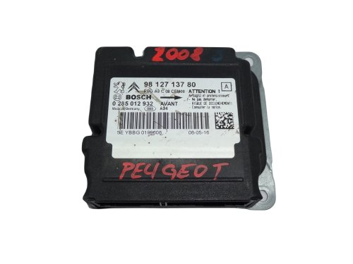 Styrenhet  Airbag-sensor  2008   9812713780 0285012932