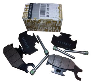 Bromsbelägg fram 410607103R Renault Twizy Original Nya