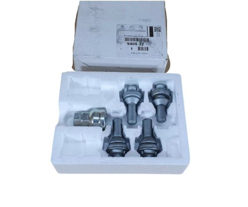Hjulskruvar M12x1,25 940532 9405.32 Citroën Peugeot Original Ny