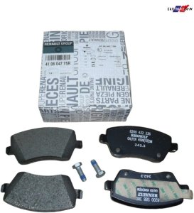 Bromsbelägg R Clio 3 Modus Fram 410604775R