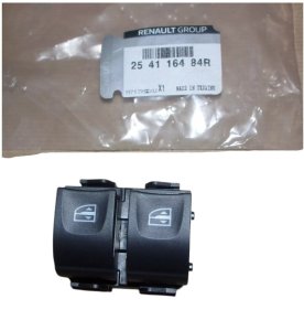 Knapp för att höja och sänka fönsterrutan 254116484R Dacia Logan II Renault Kangoo II Ny originaldel