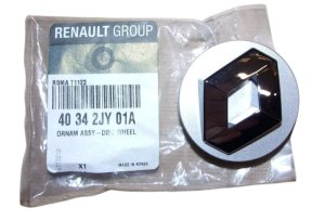 Hjulkapsel till aluminiumfälg 40342JY01A Renault Koleos Latitude Safrane II Pulse Scala 17/18 tum Original Ny