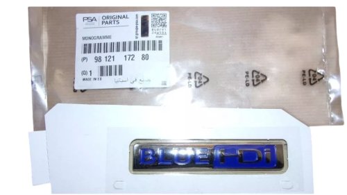 BlueHDi-emblem 9812117280 Peugeot 2008 Original Ny